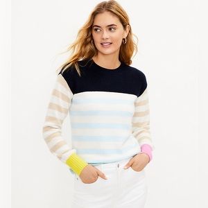 LOFT Striped Sweater | Size XL